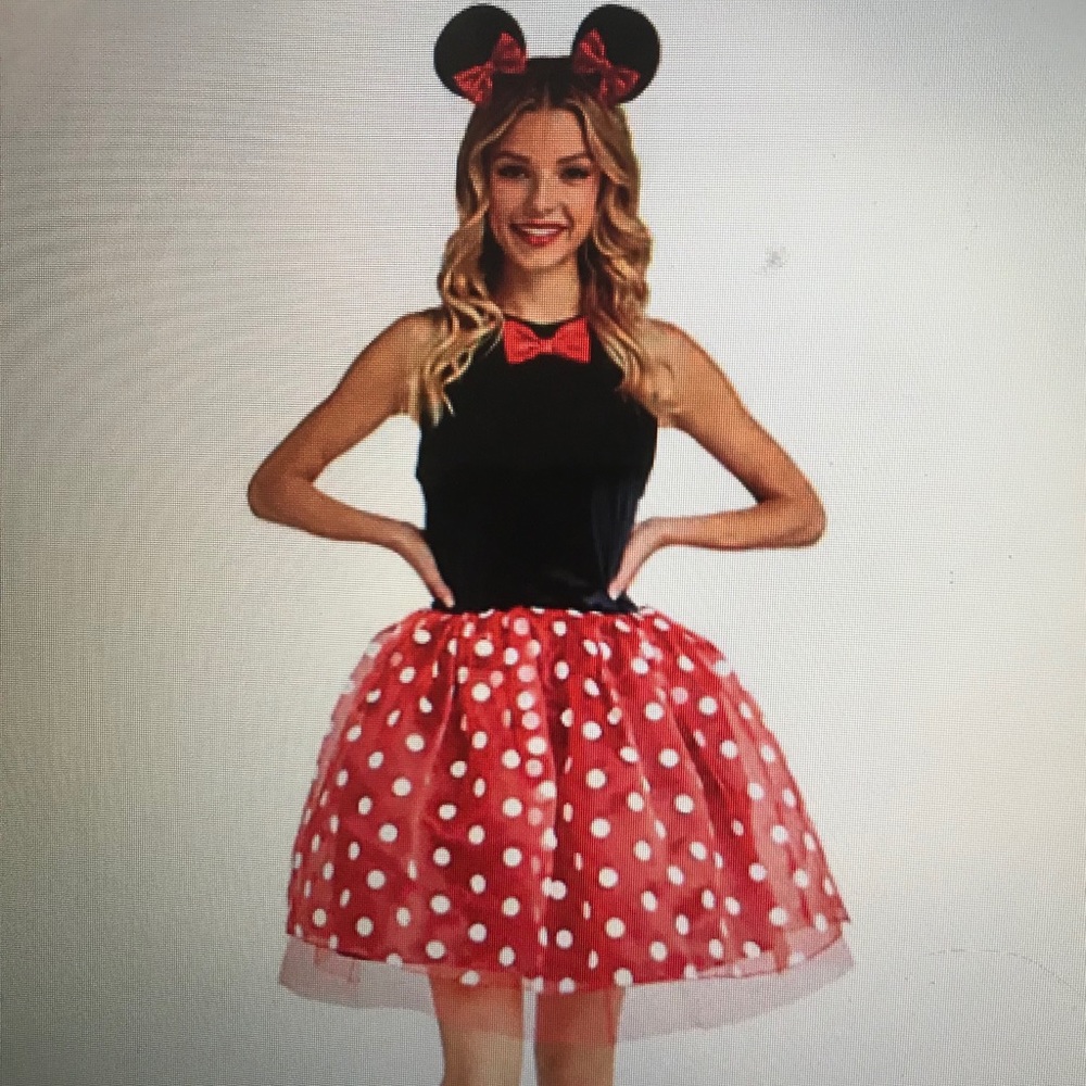Minnie Mouse costume with tutu for adults